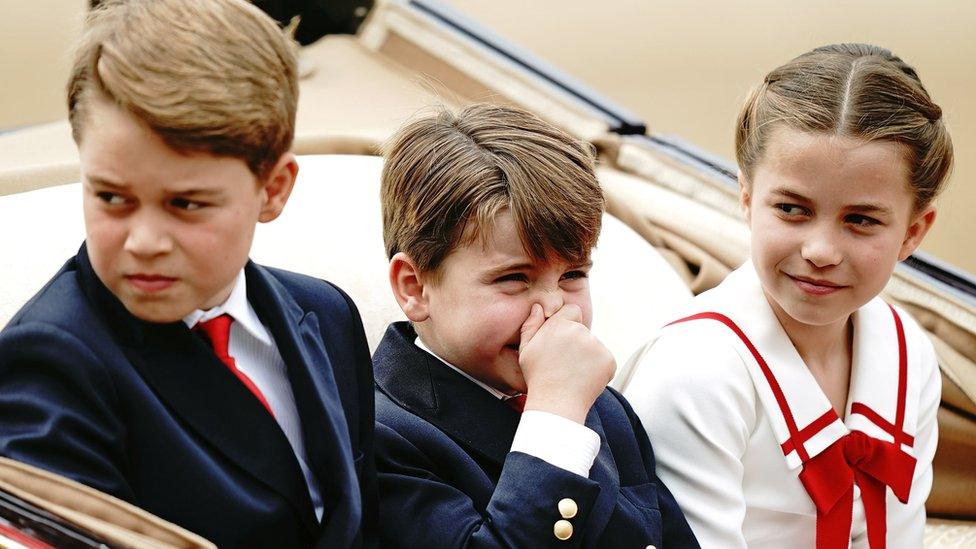 Princess Charlotte, Prince George and Prince Louis