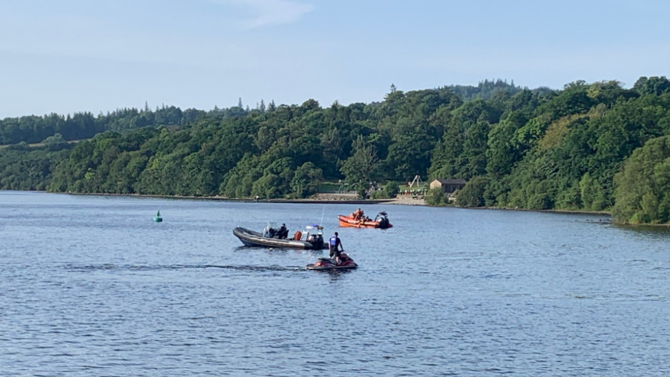 Search on loch Lomond