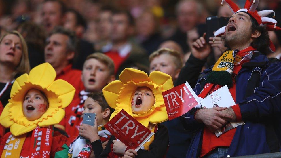 Welsh rugby fans