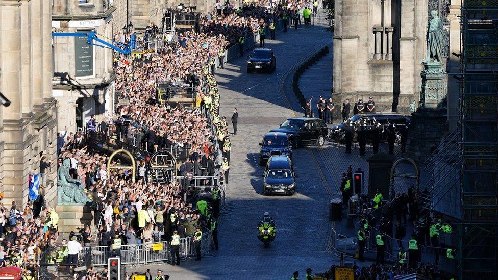 Hearse in Edinburgh