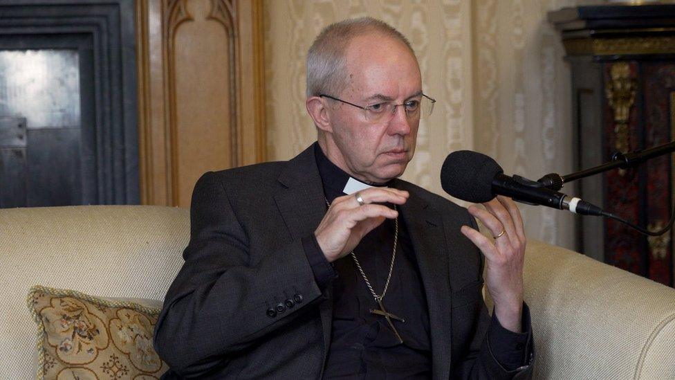 The Most Rev Justin Welby, Archbishop of Canterbury