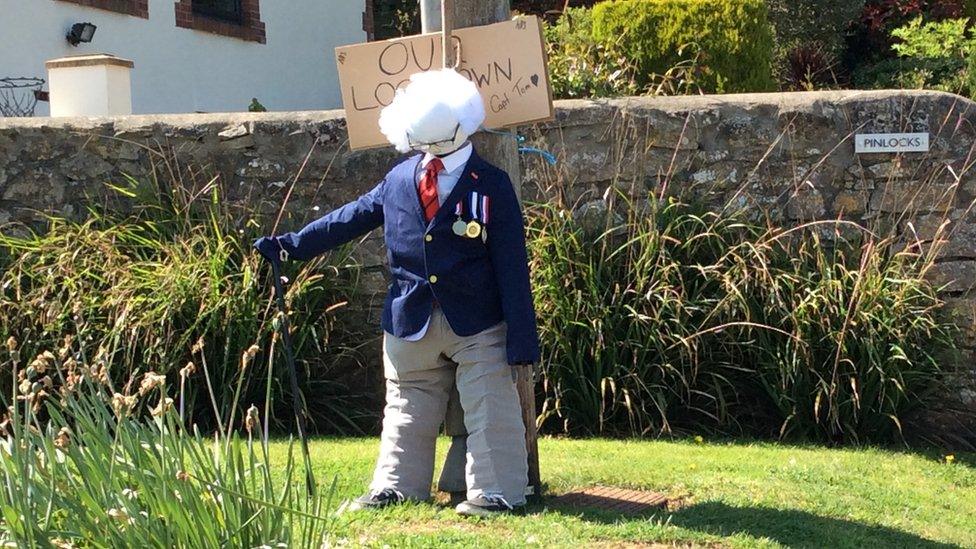 Captain Tom scarecrow