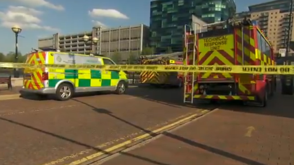 Scene at Salford Quays