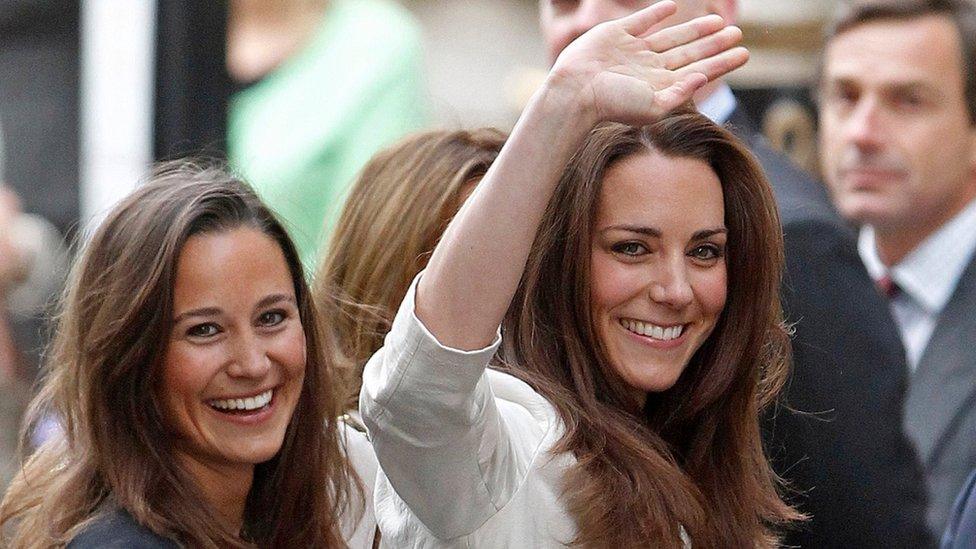 Pippa Middleton and the Duchess of Cambridge