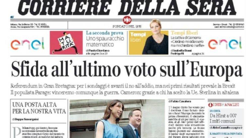 Italy's Corriere della Sera