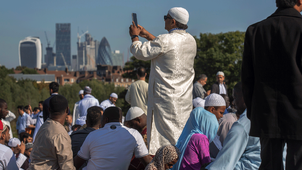 Muslims celebrate Eid