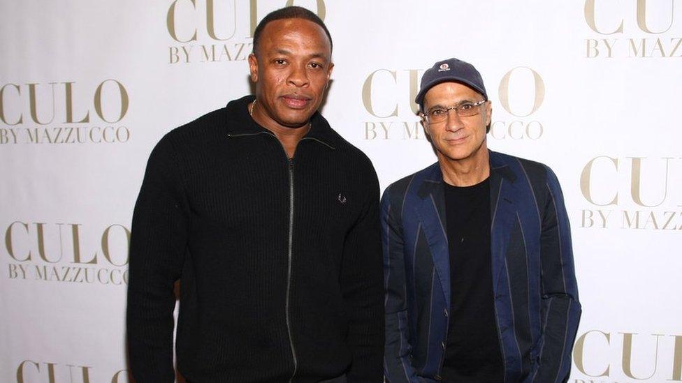 Jimmy Iovine and Dr Dre