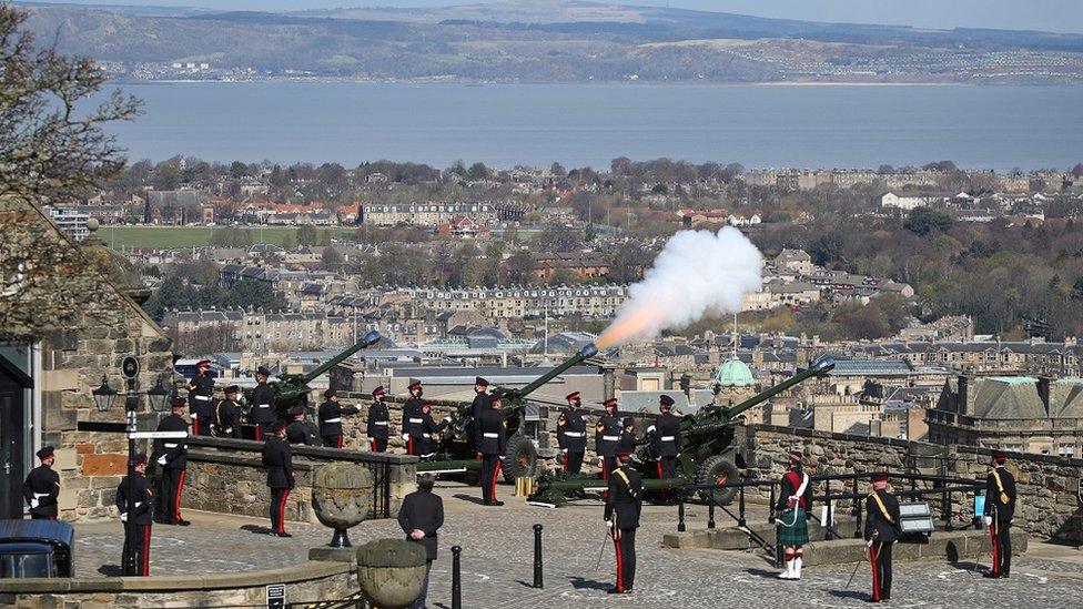 Salute at Edinburgh Castle