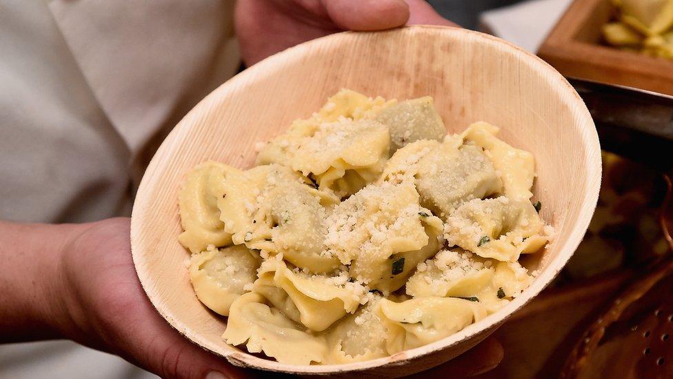 Pasta in a bowl