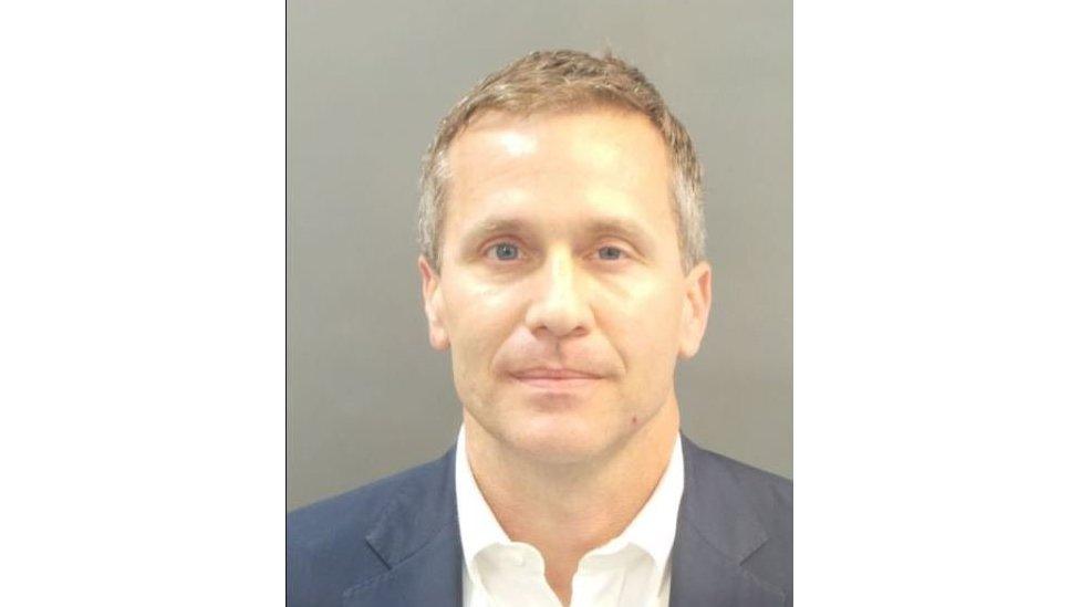 Missouri Governor Eric Greitens was taken into custody on Thursday