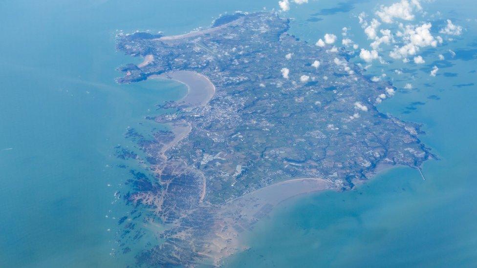 Aerial view of Jersey