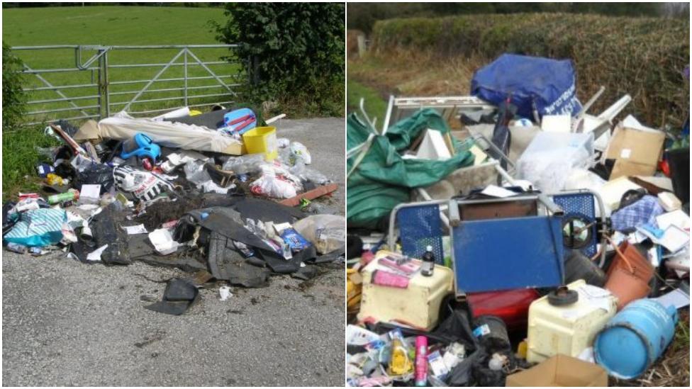 Fly-tipping in Wrexham