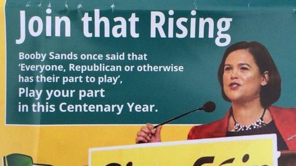 Mary Lou McDonald campaign leaflet