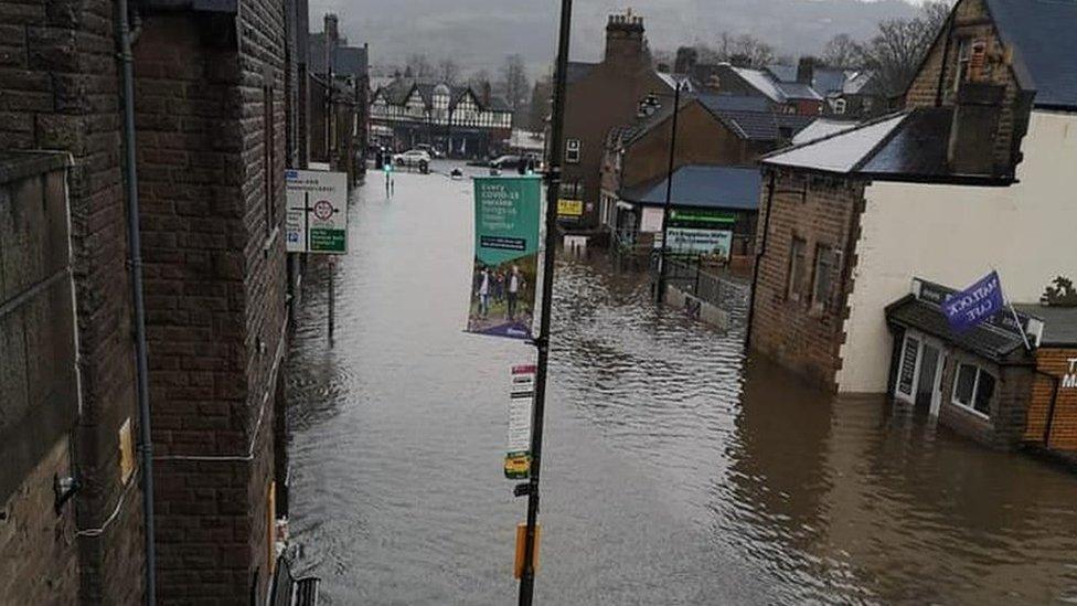 Flooding in Matlock