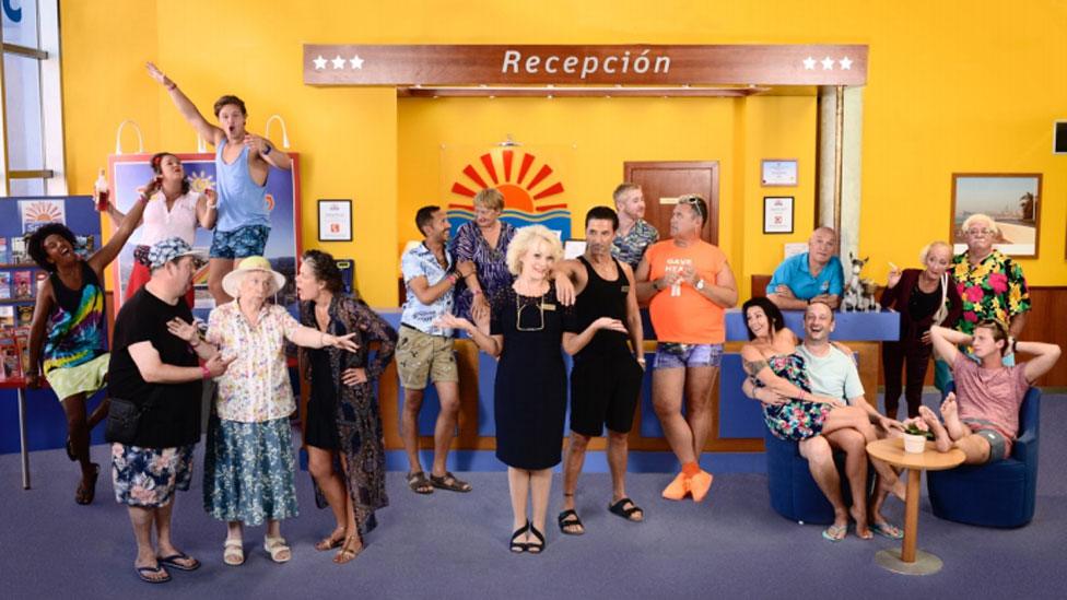 The cast of Benidorm