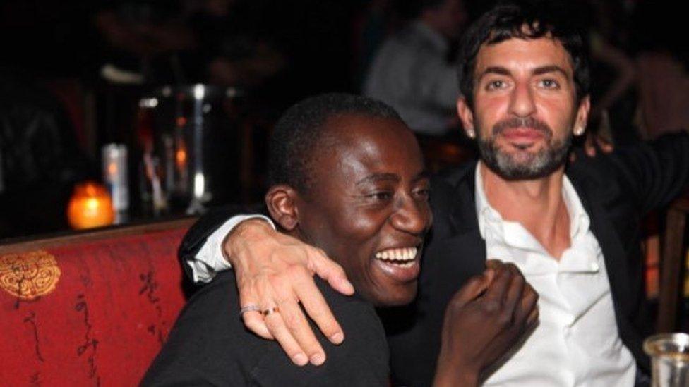 Edward Enninful and Marc Jacobs