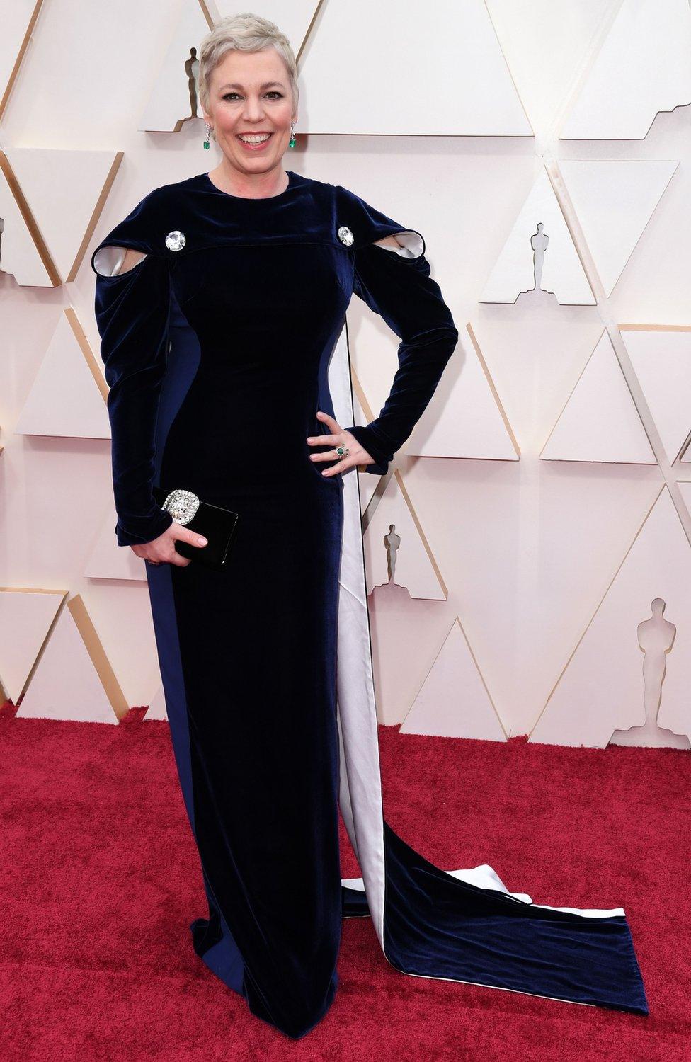 Olivia Colman on the red carpet