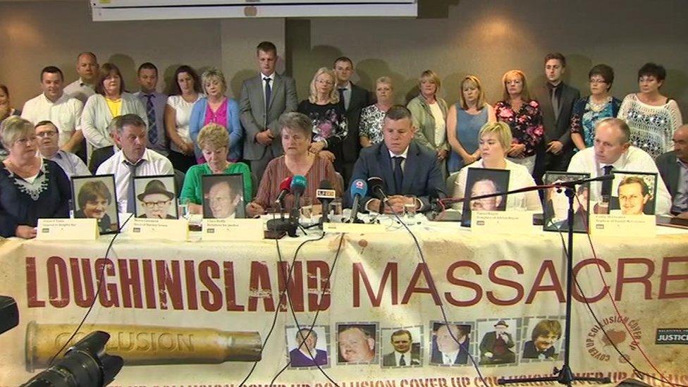 The families of the victims of the Loughinisland massacre say it is time for justice and accountability