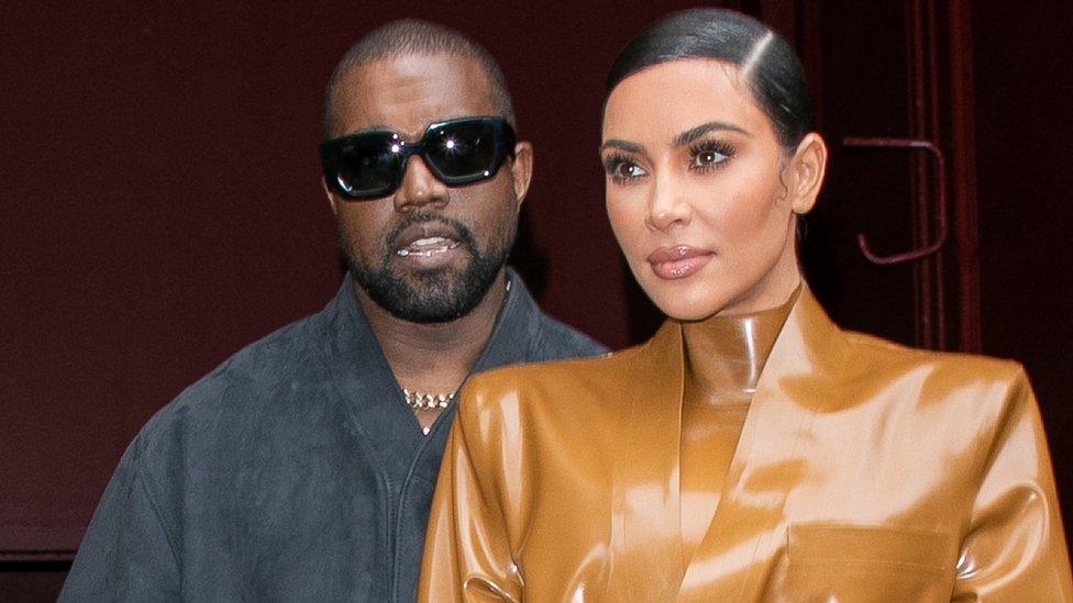 Ye and Kim Kardashian