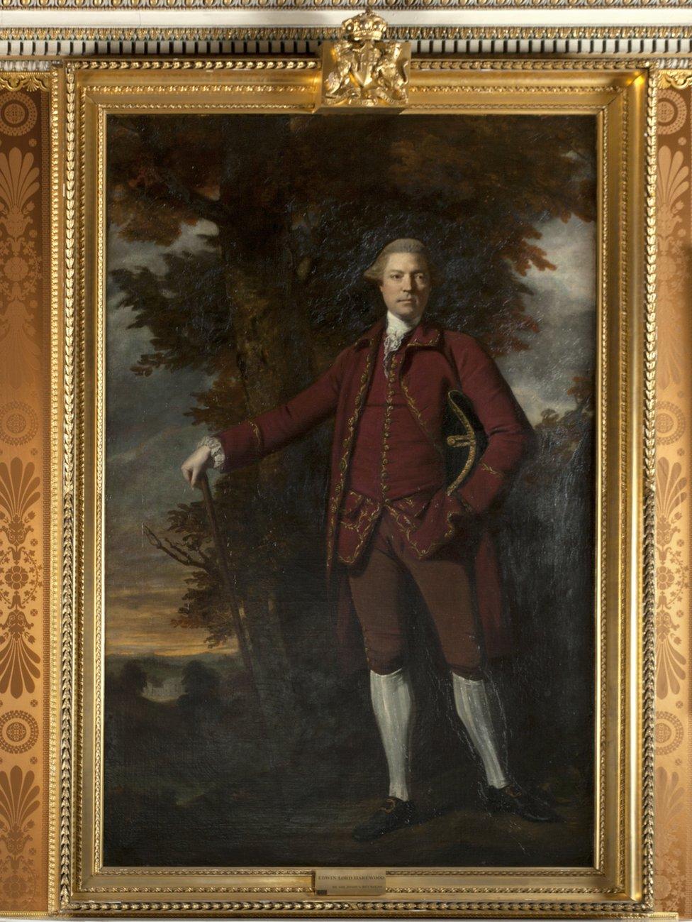 Joshua Reynolds painted this portrait of Edwin Lascelles, Baron Harewood, who built Harewood House from the proceeds of slavery