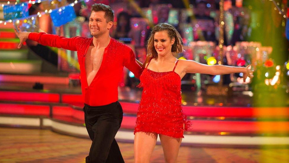 Pasha Kovalev and Caroline Flack