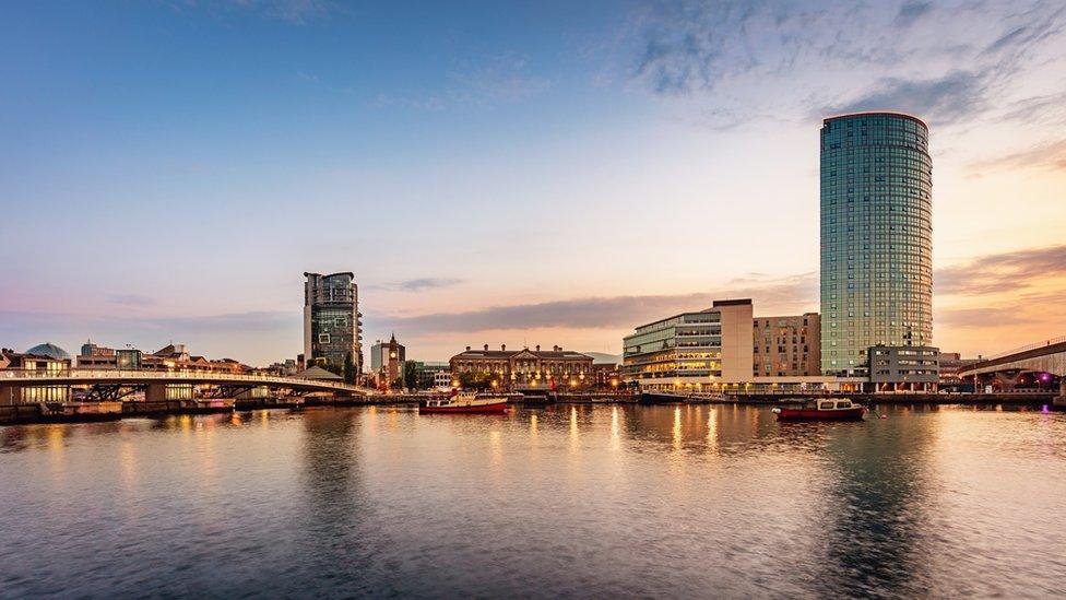 The River Lagan in Belfast