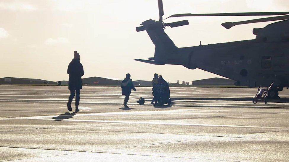 RNAS Culdrose personnel return