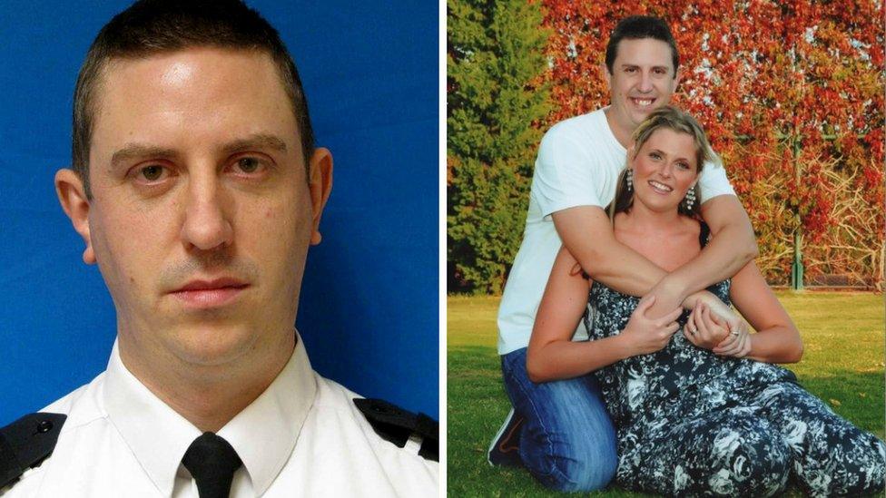 PC Dave Phillips and his wife Jen