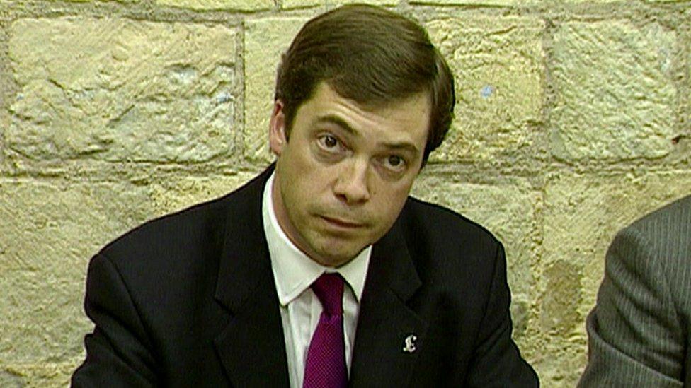 Nigel Farage in 1999