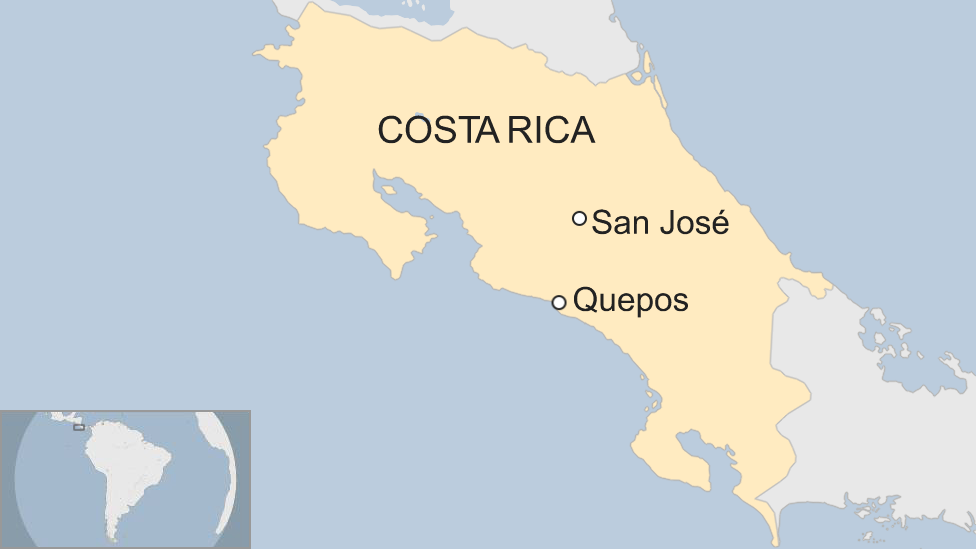 A BBC map of Costa Rica