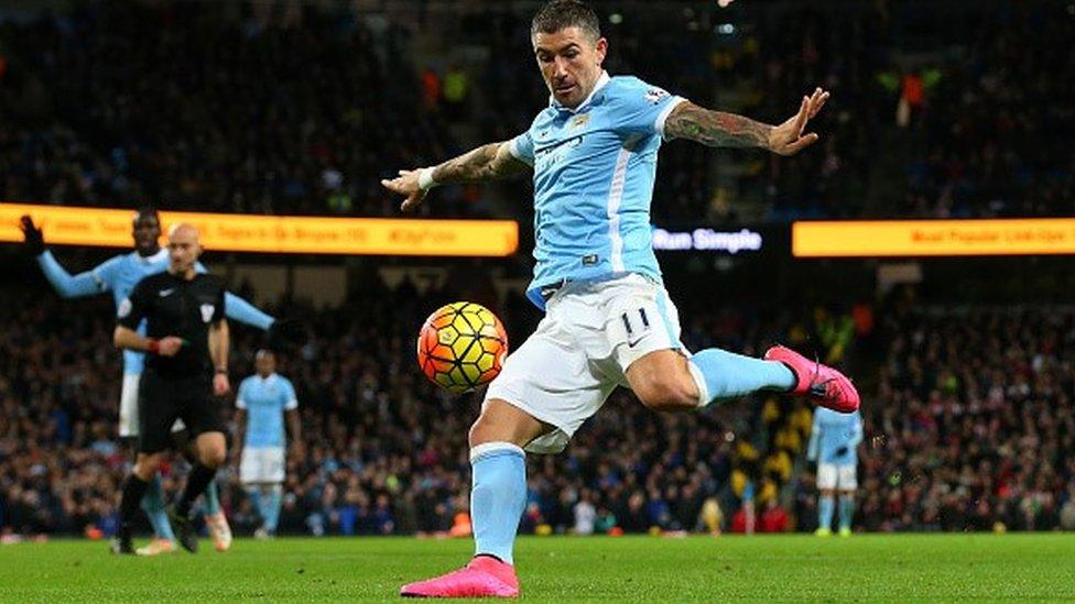 Aleksander Kolarov scores for Man City against Southampton