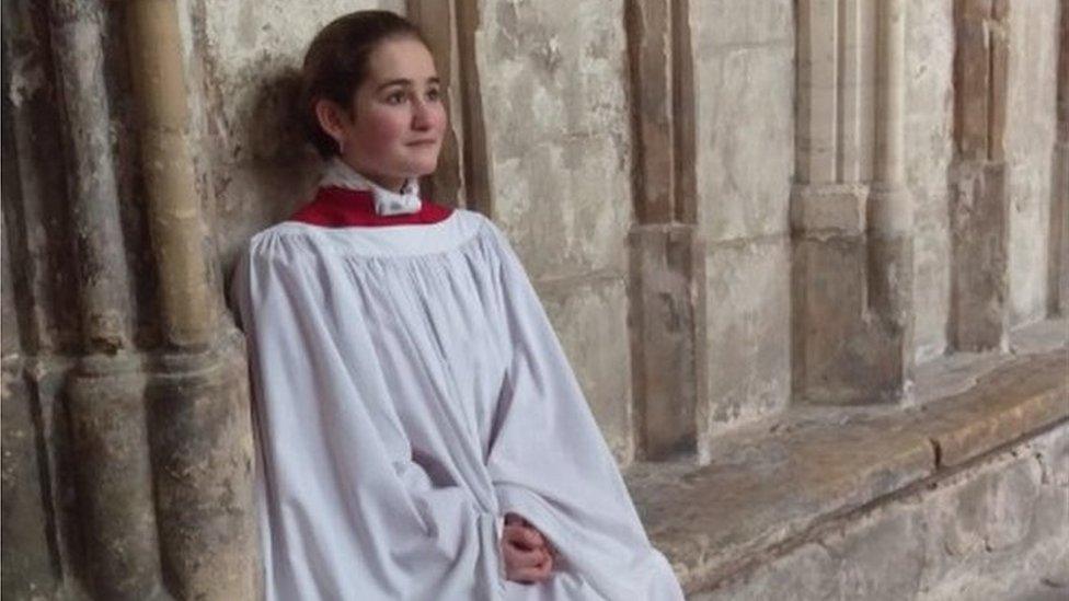 Girl chorister