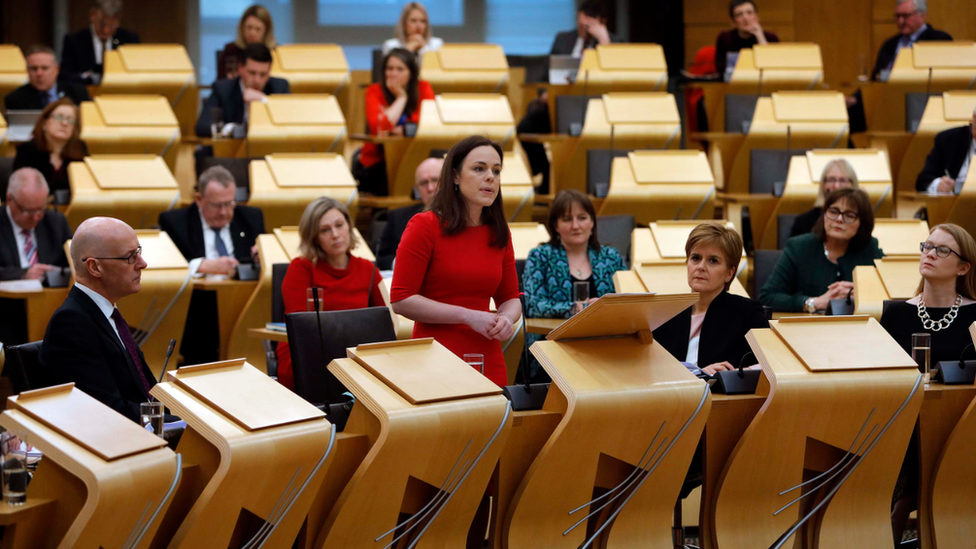 Public finance minister Kate Forbes unveils the Scottish government"s spending pledges