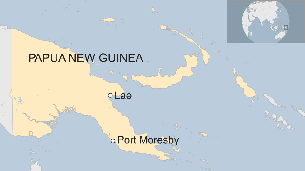 Map of Papua New Guinea