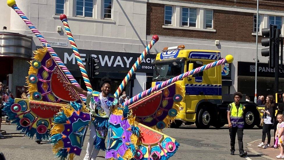 Dancer in Northampton Carnival