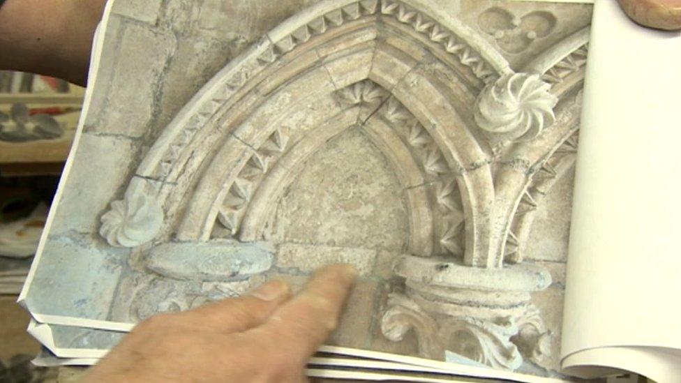 Lincoln Cathedral stonemasons create stone for decorative and structural purposes