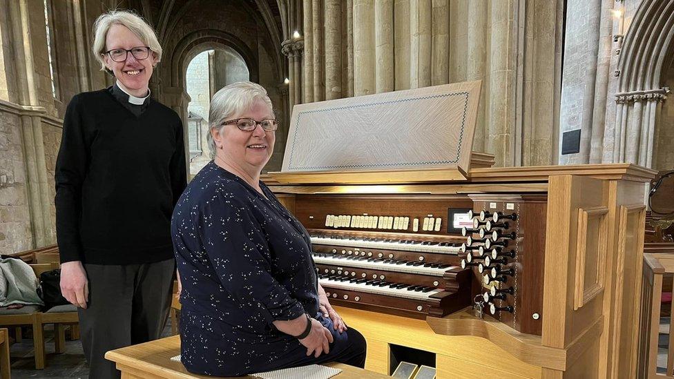 Canon Claire Lording and Sheila Joynes