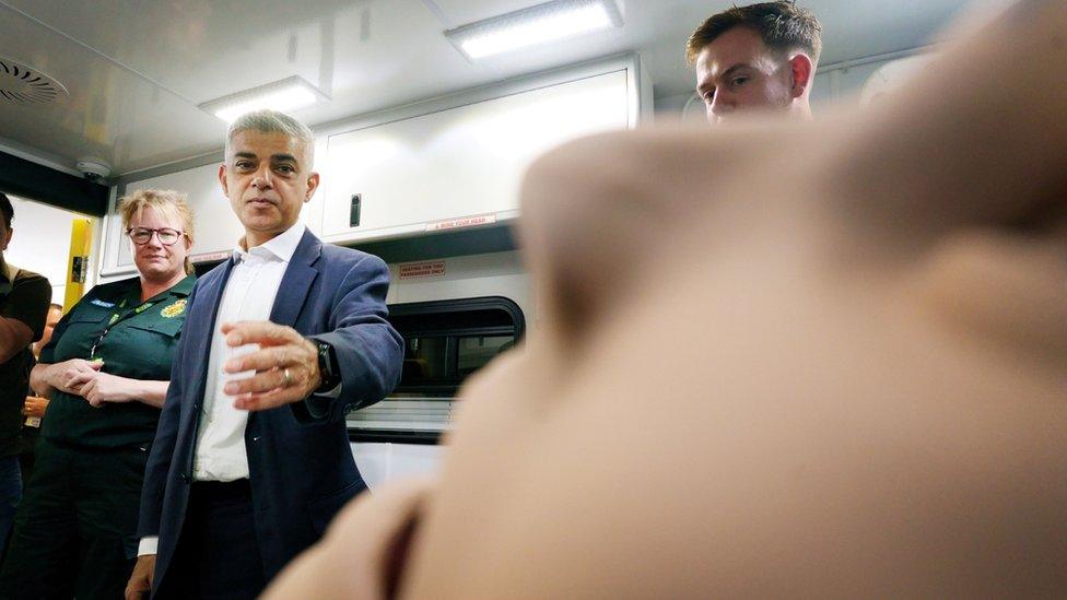 Sadiq Khan at the Brentside Education Centre