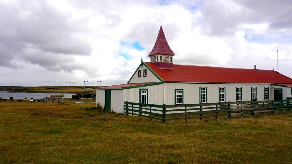 Goose Green hall