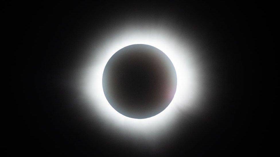 Solar eclipse in Mazatlan