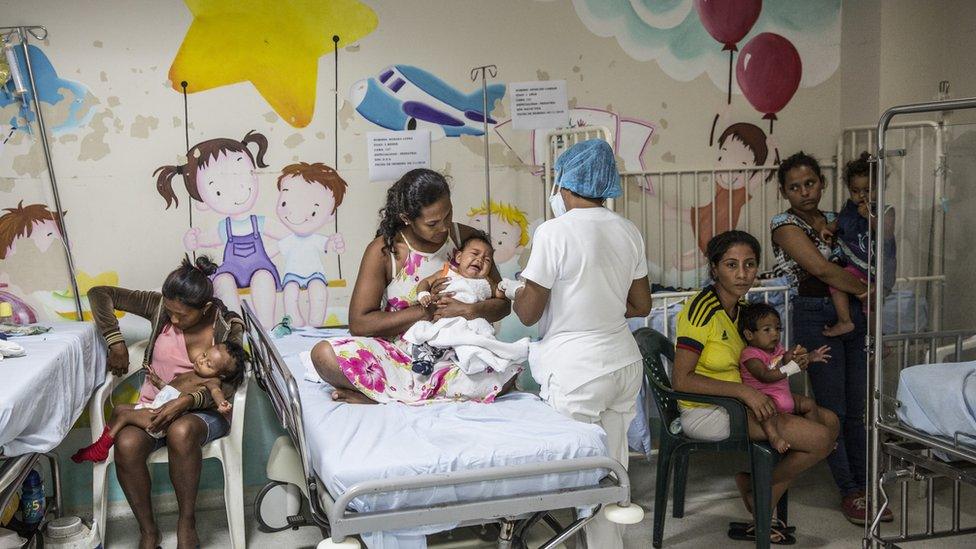 The emergency room in Maicao, Colombia