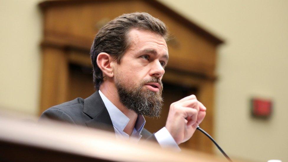 Twitter CEO Jack Dorsey testifies before Congress in September 2018