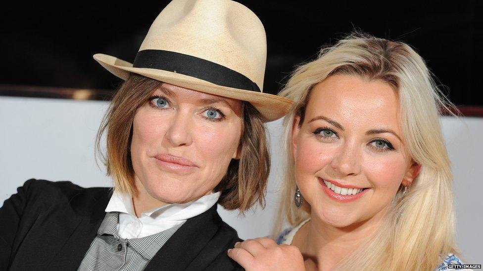 Cerys Matthews and Charlotte Church