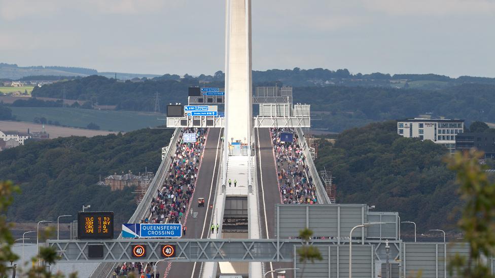 Walkers on the crossing