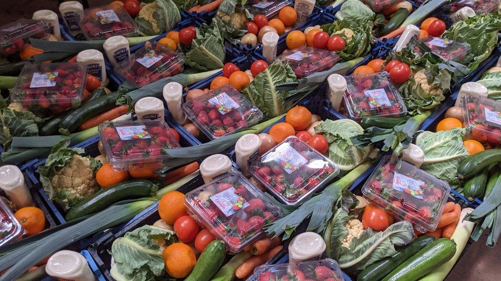 Fruit and veg boxes