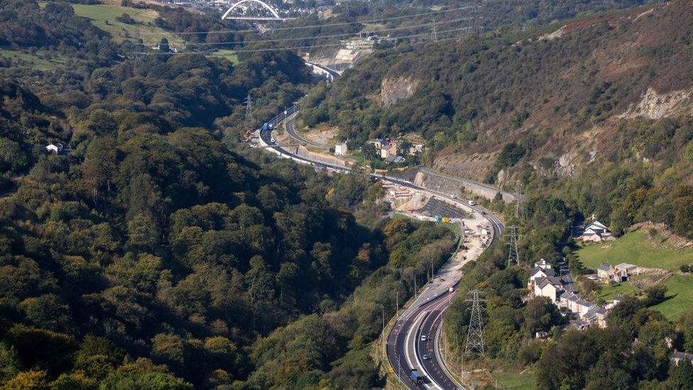 A465 Heads of the Valley at Clydach