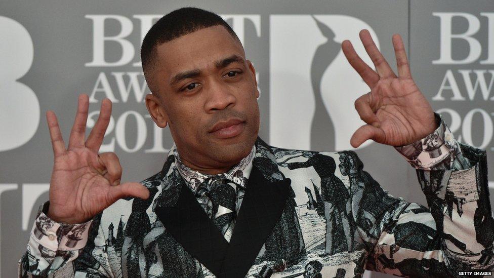 Wiley at the 2017 Brit Awards