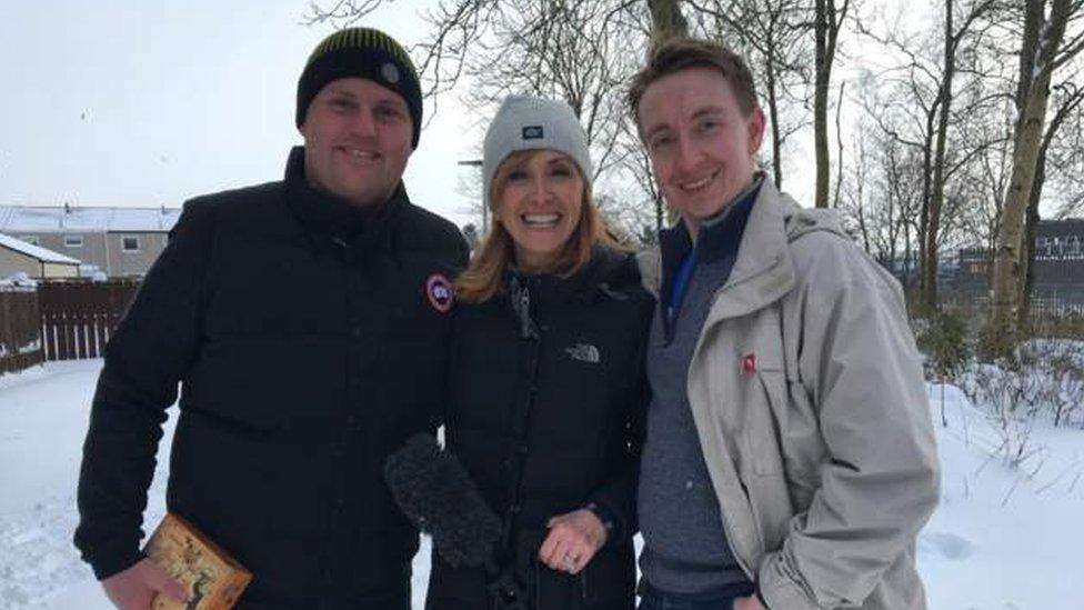 Barry Currie, Jackie Bird and Ryan Hagan