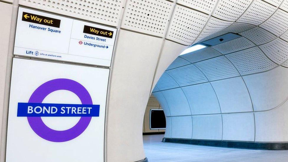 Bond Street Station on the Elizabeth Line