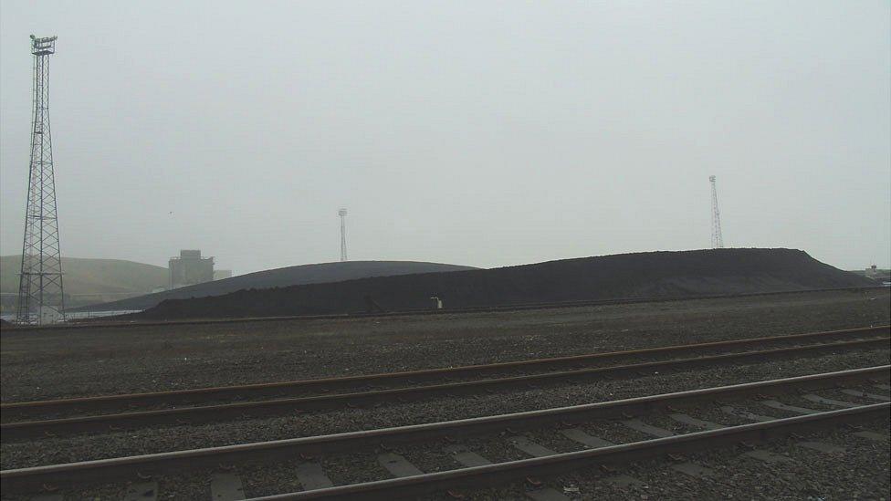 Coal stocks at Aberthaw